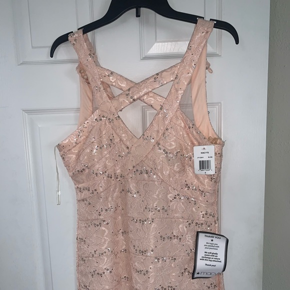 New with tags pink with silver sequin Juniors M - Picture 2 of 5
